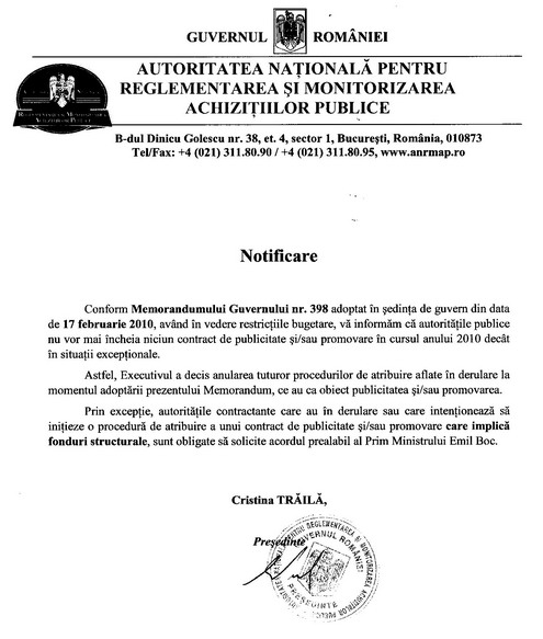 notificare