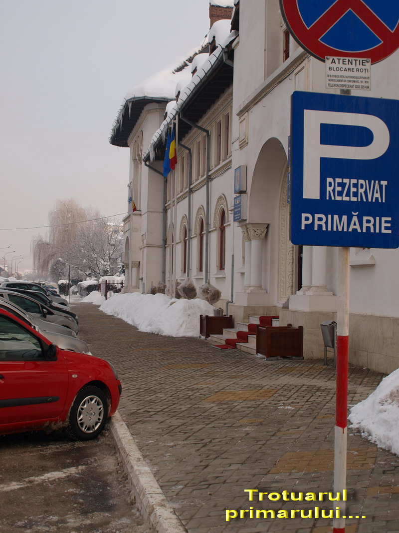 trotuarul primarului