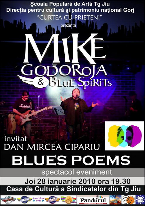 Mike Godoroja & Blues Spirits vin joi la Târgu Jiu