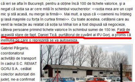 Sub Caragea, în IPJ Gorj colcăie corupţia şi incompetenţa