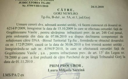 Primarul Gogăniceanu, la un pas de puşcărie