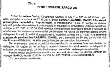 Şeful Penitenciarelor din România sfidează D.N.A.-ul