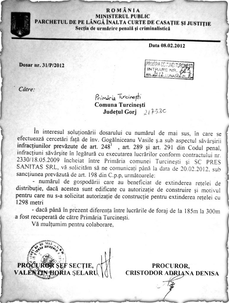 În 2012, Gogălniceanu candidat cert la … puşcărie