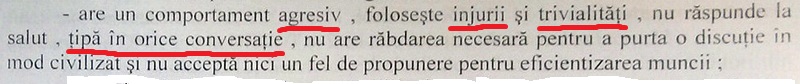 Document oficial: Caragea este agresiv, injurios, trivial și deconspiră sursele poliției!