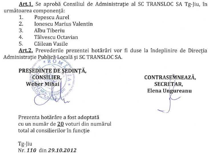 Viceprimarul incompatibil Aurel Popescu riscă doi ani de pușcărie pentru fals în declarații!