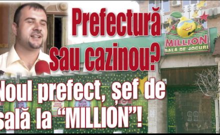 Noul prefect a fost șef de sală la “MILLION”!