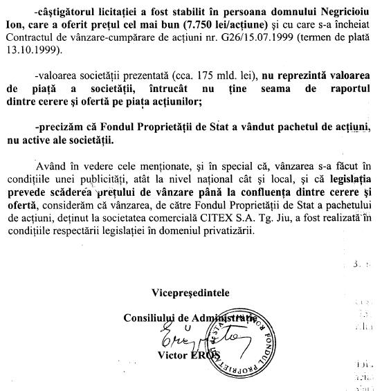 Costoiu a distrus CITEX S.A.: 2300 de șomeri, sute de miliarde „palmate” de Costoiu, de pușcăriașul “NEI” și de acoliții lor