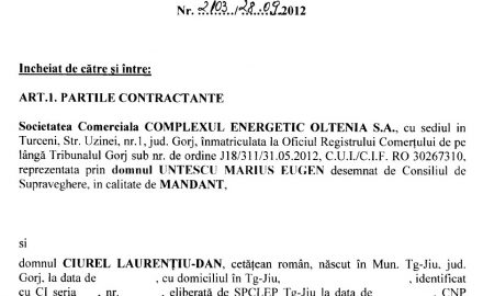 Document. Consiliul de Supraveghere îl menține ILEGAL pe Ciurel la conducerea CEO